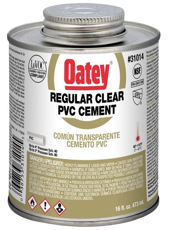 Regular Clear PVC Cement
